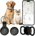 GPS Tracker for Dogs, Smart Collar with Real-Time Location - Pet Location Tracker with Holder, No Monthly Fee/No SIM Card, Works with iOS Find My, Ultra-Slim, IP68 Waterproof, 12-Month Working Time