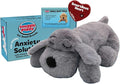 Snuggle Puppy Junior Heartbeat Puppy Toy - Heartbeat Puppy for Dogs - Pet Anxiety Relief and Calming Aid - Comfort Dog Toy - Behavioral Training and Sleep Aid Cuddle Buddy - Grey