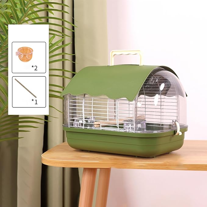 Travel Bird Cage | Portable Sunproof Bird Travel Carrier | Parakeet Carrying Cage,for Indoor Outdoor Balcony Living Room Park Parakeet Conure Canary Lovebird