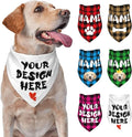 Custom Dog Bandana Add Your Text Photo Name Personalized Neckwear Bandanas Soft Customized Pet Scarf with Your Design Funny Gifts for Cat Dog Pet Style 06