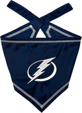 Pets First NHL Tampa Bay Lightning TIE Bandana, Size Small/Medium. Dog Bandana Scarf Bib for Pet Cat Dog. The Ultimate Game-Day, Party Bandana