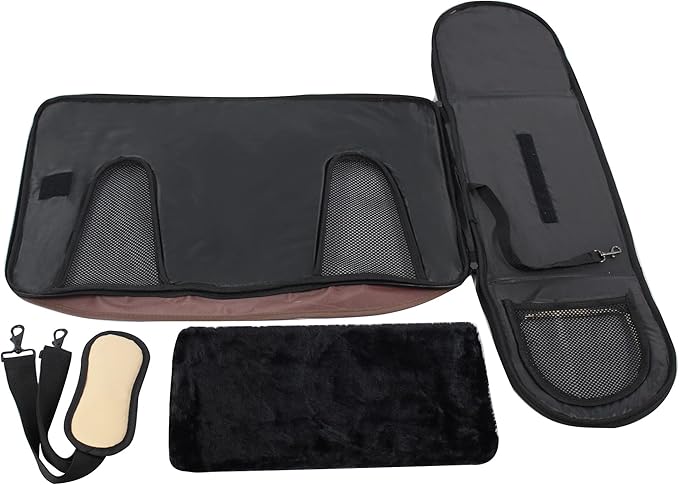 EliteField Deluxe Soft Pet Carrier (3 Year Warranty, Airline Approved), Multiple Sizes and Colors Available (20" L x 11" W x 11" H, Brown+Beige)