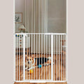 40.55" Tall, 34.05-45.86 Inch Wide, 1.37" Ultra Narrow Spacing Dog Pet Baby Gate Indoor for Doorway Hallway, Pressure Mounted 35 36 37 38 39 40 41 42 43 44 45 Inches Wide