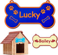 Personalized Dog Crate Sign Custom Dog Kennel Accessories Name Plate Doghouse Sign Decor