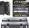 Flipper Max Aquarium Algae Remover for Fish Tank Cleaner Replacement Blades, Pack of 2 - Glass Scraper Blades for Cleaning Kits - Water Cleaning Accessory