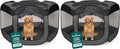 FurHaven Portable Pet Playpen for Dogs & Cats,Extra Large Indoor Kitten Playpen -Mesh Sides,Foldable Dog-Playpen for Small Dogs,Pop Up Travel Dog Pen,X-Large,Pet Crate with Mesh Sides,Gray,(Pack of 2)