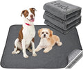 Dog Pee Pad Washable-Extra Large Instant Absorb Training Pads Non-Slip Pet Playpen Mat Waterproof Reusable Floor Mat for Puppy/Senior Dog Whelping Incontinence Housebreaking (31"x36"-(2PACK))
