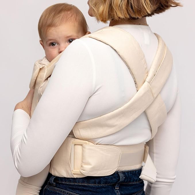 WildBird - Aerial Buckle Carrier - 2-24 Months - Standard (XS-XL) Sparrow - Front or Back Carry - Cross Straps, Lumbar Support, Headrest - Hip Healthy - Baby Carrier - Baby Essentials - New Mom Gifts