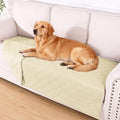 hyha Waterproof Dog Bed Blanket, Soft Pet Blankets, Waterproof Couch Cover for Dogs, Reversible Sofa Covers Washable for Furniture (40x90 Inch, Beige/Beige)