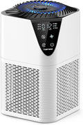 Air Purifiers for Home Large Room up to 1750 Sq Ft, H13 True HEPA Filter Air Purifiers for Bedroom Smoke/Pet Dander/Pollen, 25dB Quiet for Home,Bedroom,Office (White)