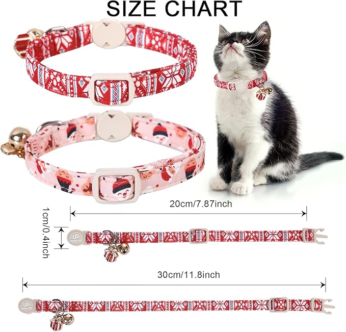 Halloween Cat Collar-2Pack Autumn Pumpkin Kitten Collars-Funny Halloween Ghost Breakaway Kitty Collars-Cute Ghost & Pumpkin Pendants,Fall Cat Collar with Bell, for Girl & Boy Cats