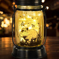 kyoryuger Capybara Gifts for Women/Men Capybara Solar Lanterns Mom Grandma Birthday Present Lantern Memorial Lights Solar Garden Decoration Outside for Yard, Patio,Backyard,Porch Torches