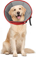 Dog Cone for Large Dogs After Surgery, Soft Dog Cone Collar for Dogs to Stop Licking, Adjustable Comfy E-Collar Alternative Lightweight Post-Surgery Recovery Elizabethan Collar for Pet