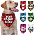 Custom Dog Bandana Add Your Text Photo Name Personalized Neckwear Bandanas Soft Customized Pet Scarf with Your Design Funny Gifts for Cat Dog Pet Style 05