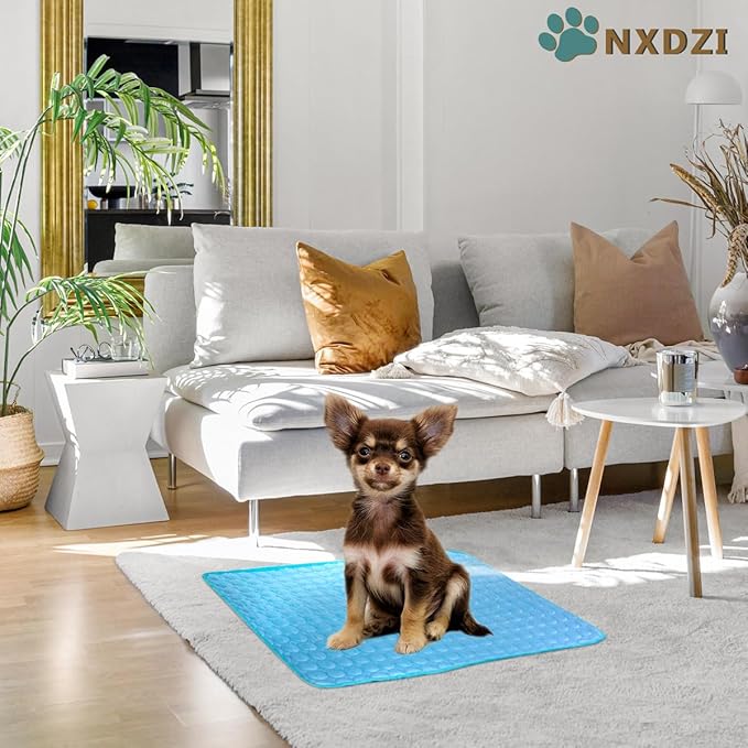 Dog Cooling Mat for Dogs, Pet Cooling Pad Bed for Dog Easy Washable for All Types of Pets and Perfect for Both Indoor and Outdoor Use, Including Car Seats 28" x 22"