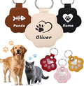 Custom Leather Pet Fur Keychain – Personalized Memorial Keepsake Keyring for Friend, Dog Cat Hair Sympathy Gifts﻿