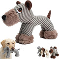 Linen Safari Companions, Squeaky Dog Chew Animals, with Durable Linen Material, Durable and Resistant to Chewing, for Relieve Dog's Boredom (Dog)