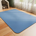Dog Food Mat - Absorbent Cat Mat for Food and Water, No Stains Pet Feeding Bowl Mat, Easy to Clean Pet Placemats, Quick Dry Dog Water Dispenser Mat for Messy Drinkers | Blue 16"x 24"