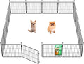 FXW MiniPaws Unleashed Dog Playpen, Expandable & Portable Design for Yard, RV Camping and Indoor Use, for Puppies and Small Dogs, 20-inch 16 Panels