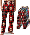 Custom Pajama Pants with Face customized PJ Pants Christmas Valentine gifts for Men Women