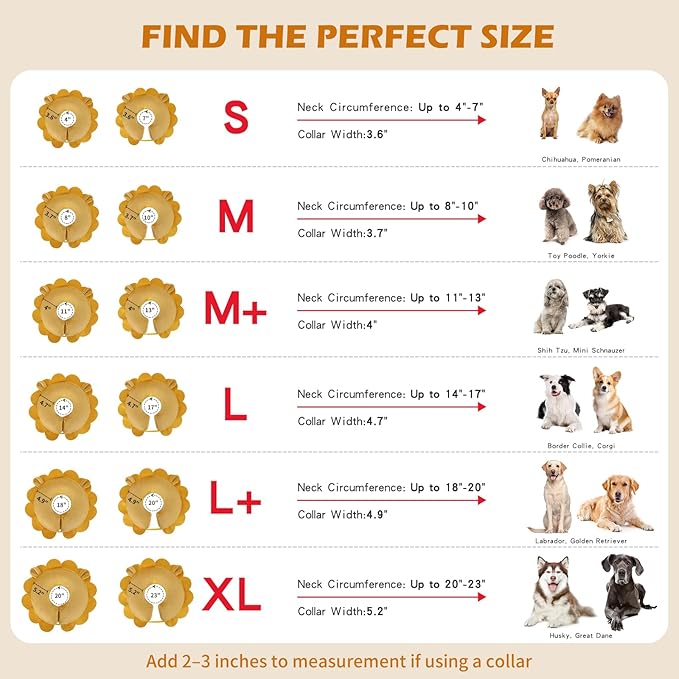 IEUUMLER Inflatable Recovery Dog Collar, Protective Donut Cone, Adjustable Soft Collar for Dog and Cat After Surgery Prevent from Biting & Scratching EU002 - Green Demon M