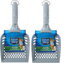 Fresh Step All in One Litter Scoop - Fast and Easy to Use Cat Litter Scooper with Deep Shovel and Ergonomic Handle Grip - 2 Pack