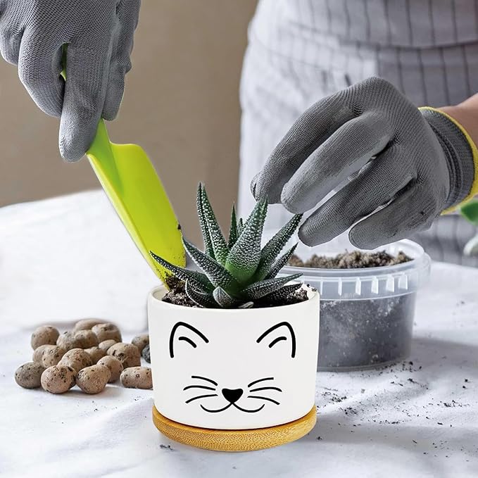 Window Garden Cat Planter Pots,Cat Gifts for Women/Men/Housewarming/Wedding/Festival Birthday Gifts Planter Pots,Outdoors/Indoors,Window Decor,Garden Decor,Yard Decor,Home Decor,Office