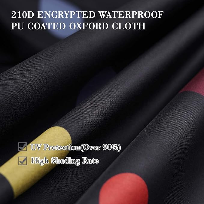 Tchvt Nighttime Bird Cage Covers with Zipper Panel Blackout Birdcage for Winter Universal Breathable Large Good Night Enclosure for Bird (Polka Dot, 26x19x40 inch)