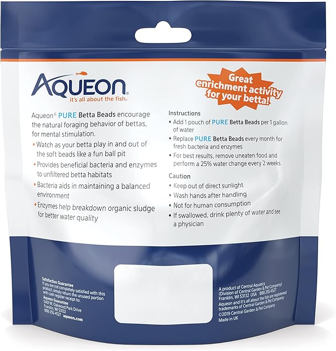 Aqueon Pure Betta Beads, Green