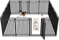 New Thickened Version Dog Playpen, 40 Inch Dog Fences for The Yard, Portable Outdoor Dog Playpen for Large/Medium/Small Dogs, Foldable Metal Dog playpen, with Doors (16 Panels, 40 Inch)