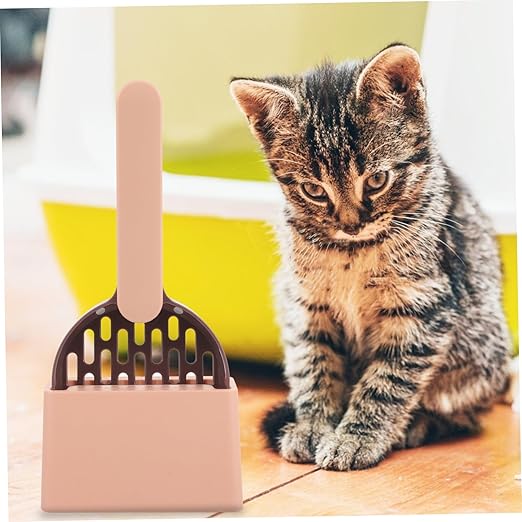 1 Set Cat Litter Scoop Suit Poop Net Breeders Cats Liners Post Cat Bag Sifting Litter Scoop Litter Locker Pail Cat Litter Disposal System Cat Brush Cat Litter Scooper para Plastic