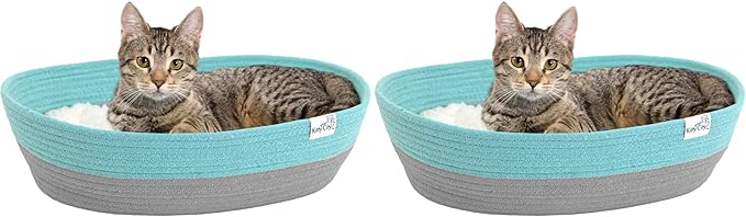 Kitty City Cat Bed, Cotton, 14" W x 19" L x 5" H (Pack of 2)