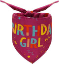 Dog Birthday Party Supplies Dog Birthday Girl Bandanas Party Pet Supplies Triangle Scarf Accessories and Decoration for Small Medium Large Dogs