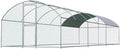 Large Chicken Coop, Chicken Coops for 30 Chickens, Chicken Runs for Yard with Water Poof & UV Resistance Cover, Dome Roof Chicken Coop Run with Double Lockable Doors for Outdoor Backyard