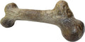 Pet Qwerks Dinosaur BarkBone - Wood Dog Bone for Moderate Chewers - Peanut Butter Flavor - 9.75"