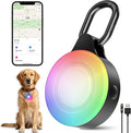 2-in-1 GPS Tracker Dog Light | Smart Tracking Pet LED Light for iOS Only | IP68 Waterproof | 6 Modes Dog Collar Light for Night Walking, Camping | Works with Apple Find My, No Subscription