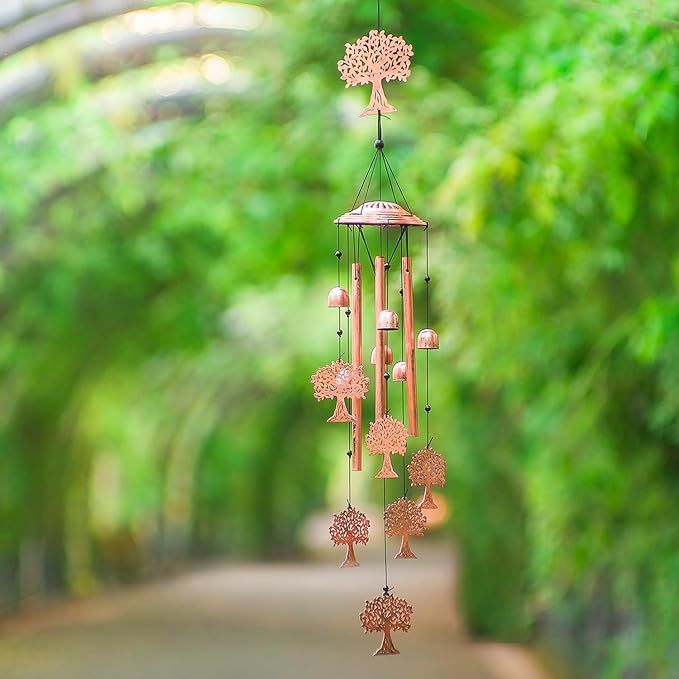 Tree of Life Wind Chimes for Outside,Tree of Life Gifts for Women/Men/Sympathy Gift/Memorial Gifts/Birthday Festival Metal windchimes Outdoors/Indoors,Patio,Garden Decor,Home,Yard