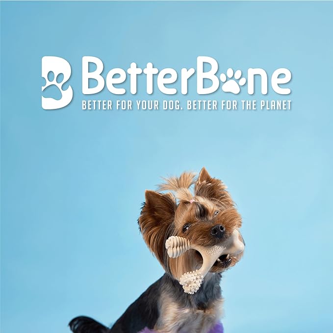 BetterBone - Soft Density - Ideal for Light to Moderate Chewers - All-Natural, Nylon-Free Dog Chew Toys - Non-Toxic, Promotes Dental Health, Splinter-Resistant, Sustainably Made