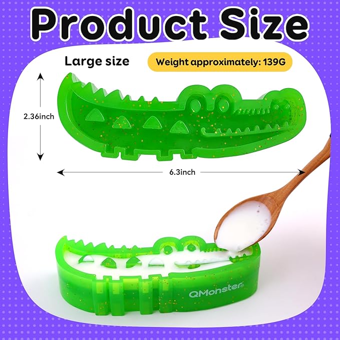 A refillable chew Toy for Small, Medium, and Large Dogs. A Three-in-one Indestructible chew Toy for Frozen Yogurt, Teething, and nibbling. Updated with a grooved Design.(Large)