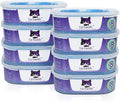 Cat Litter Refills Bags 8 Pack Enhanced Odor Control Litter Refills Compatible with Genie Cat Standard, Plus and XL Pails