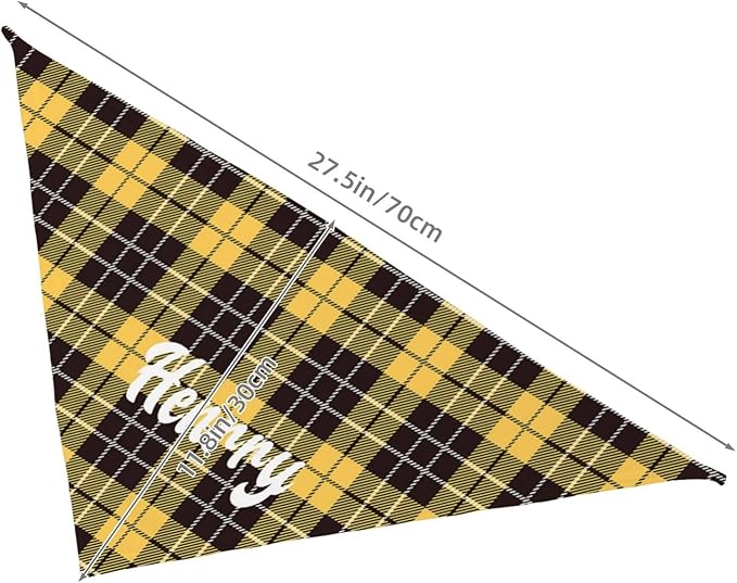 Custom Pet Scarf Personalized Dog Bandana with Name Personalized Add Your Text Bibs Triangle Head Scarfs Gift for Small Medium Large Dogs Cats Baby Puppy Pets Accessories