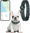 2-in-1 GPS Tracker for Dogs: Smart Collar with Real-Time Location, No Monthly Fee, Unlimited Range (iOS Only) GPS Tracker Dog Collar- Ideal for Small, Medium Large Dogs(Tracker Included)(Green)