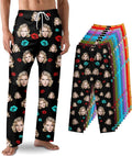 Custom Pajama Pants with Face customized PJ Pants Christmas Valentine gifts for Men Women