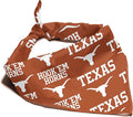 Texas Longhorns Officially Licensed Bandana for Dogs and Cats | Fits Pets Great Gift Idea | Easy-to-Tie (Large, 28")