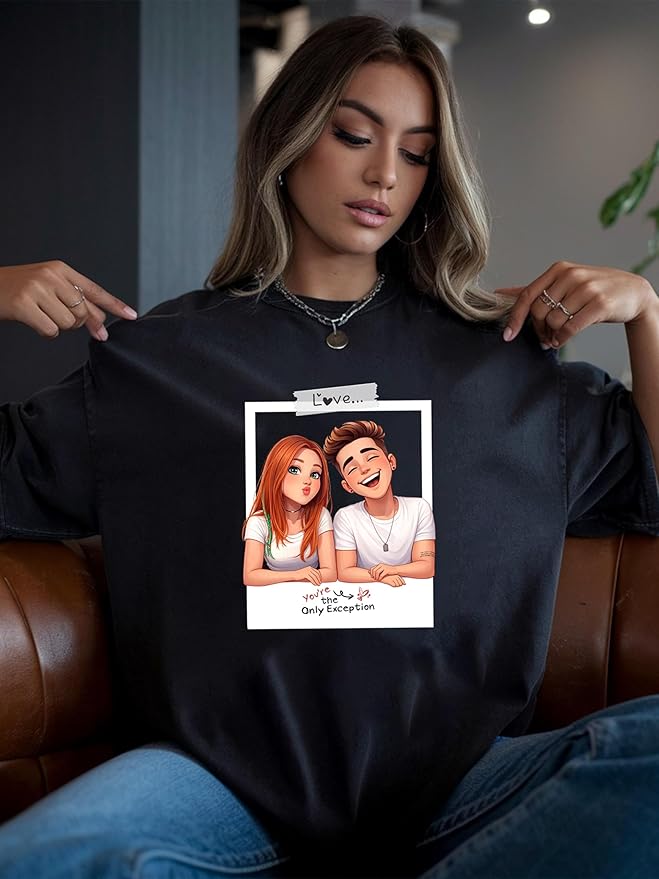 Custom Bootleg Rap Tee, Personalized Girlfriend Vintage Graphic T-Shirt, Photo Shirt, Valentine Birthday Gifts