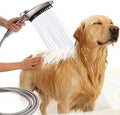 G-Promise 3 Mode Dog Shower Attachment with Pause Mode, Dog shower Sprayer with 100 Inches Stainless Steel Hose, Metal Diverter, Adhesive Holder, for Fast and Easy Dog Bathing and Cleaning