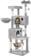 Yaheetech 73in Cat Tree Tower for Indoor Cats, Multi-Level Cat Activity Center with Scratching Posts Large Cat Condo with Funny Hammock for Kittens