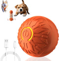 Interactive Dog Toys Dog Balls,Durable Motion Activated Automatic Rolling Ball Toys for/Small/Medium Dogs(Orange)