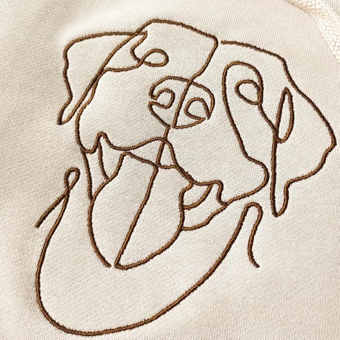 Custom Pet Embroidered Sweatshirt, Custom Dog Face Embroidered Sweatshirt, Dog Mom Sweater,Cat Sweater, Unique Gifts For Pet Lovers, Personalized Gift For Mom