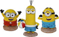 Penn-Plax Minions Officially Licensed 3-Piece Aquarium Ornament Bundle – Includes Kevin, Stuart, and Bob – Beach Themed – Small